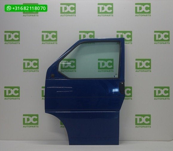 Volkswagen T4 ('90-'03) Voorportier links blauw, Auto-onderdelen, Carrosserie, Gebruikt, Voor, Ophalen of Verzenden, Volkswagen