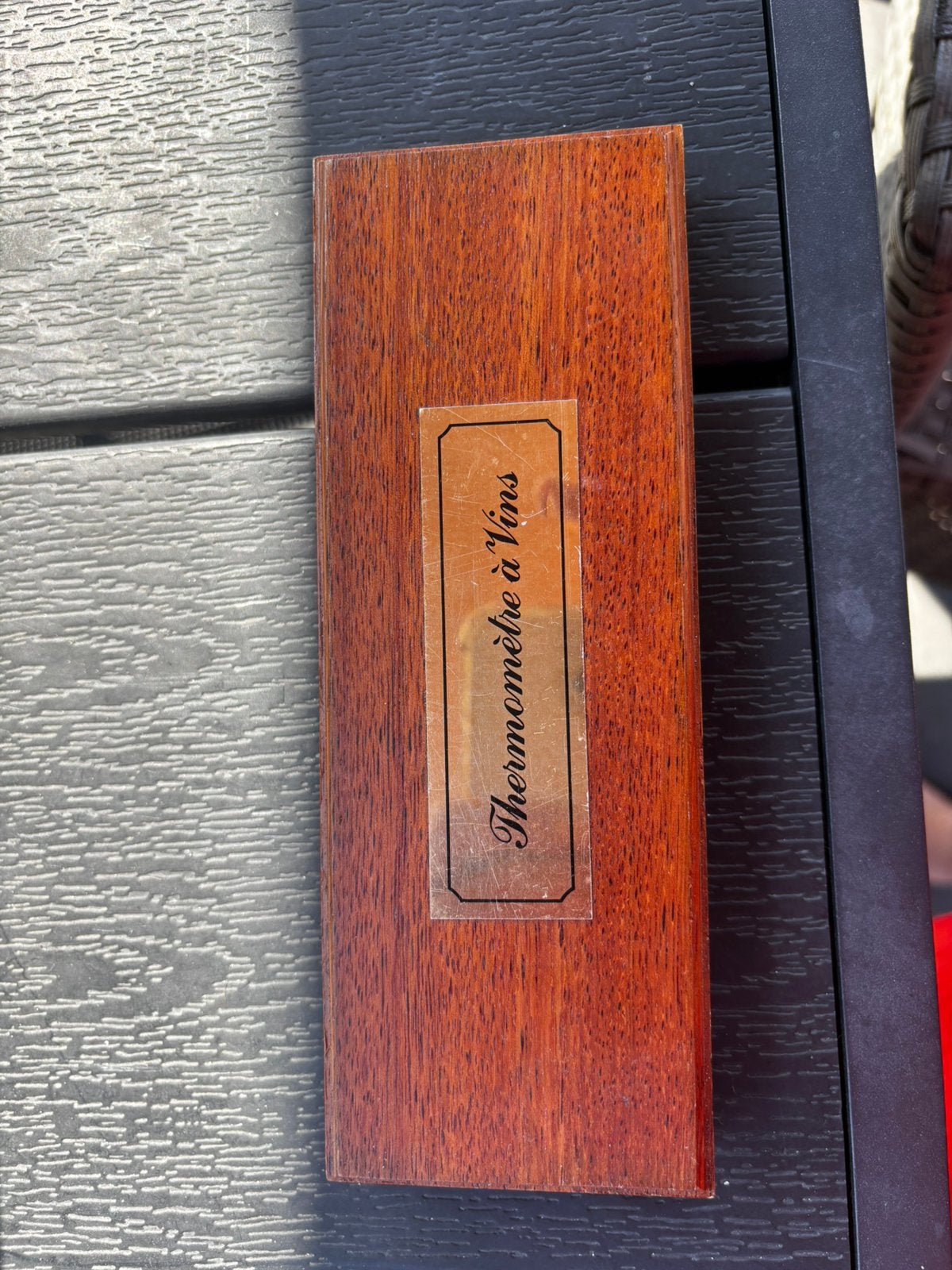 Ancien thermomètre pour le vin, etc., Antiquités & Art, Antiquités | TV & Hi-Fi, Enlèvement