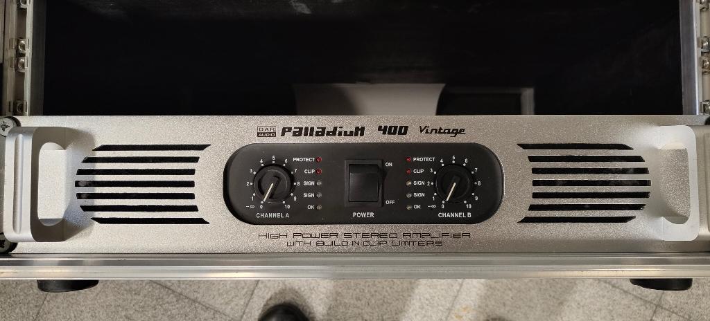 Palladium P-400 versterker, Ophalen, Zo goed als nieuw, Minder dan 500 watt, P.A.