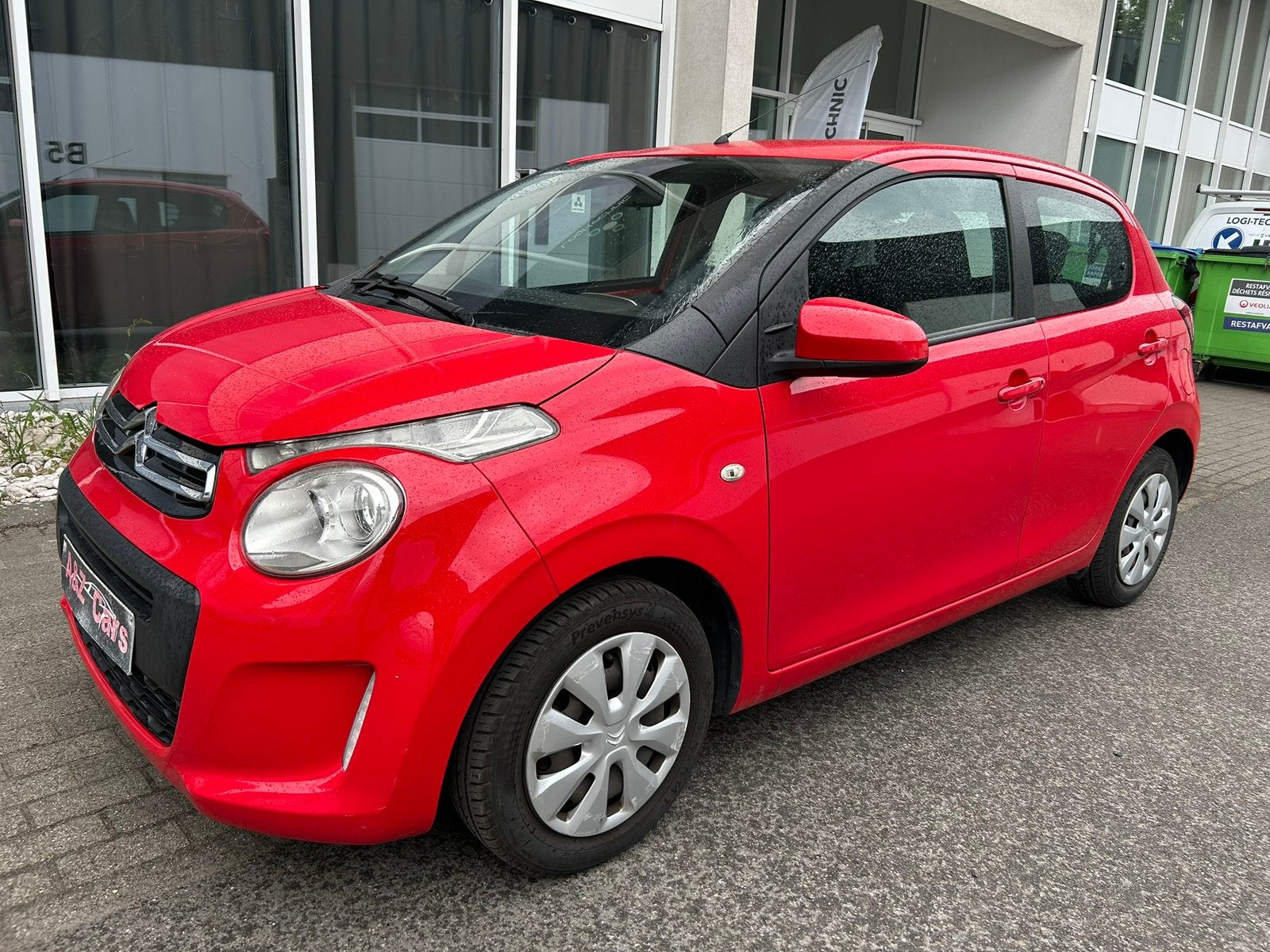 Citroen C1 1.0i / Airco / Goede staat, Autos, Citroën, Rouge, Euro 5, Achat, Entreprise