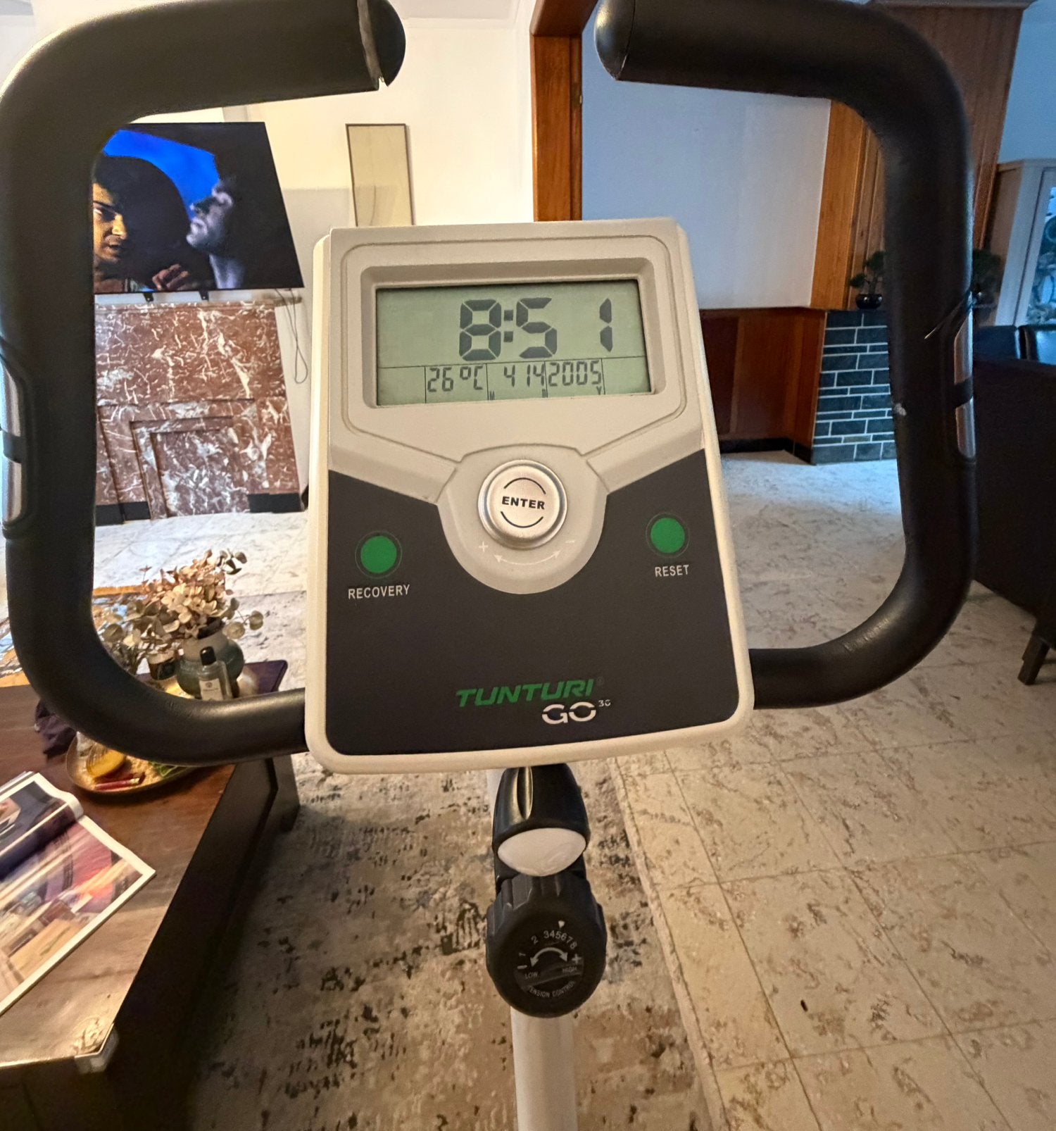 Tunturi GO Bike 30 Hometrainer, Sport en Fitness, Fitnessapparatuur, Zo goed als nieuw, Hometrainer, Ophalen