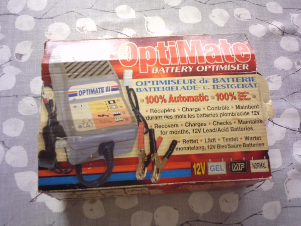 optimate battery, Ophalen, Gebruikt