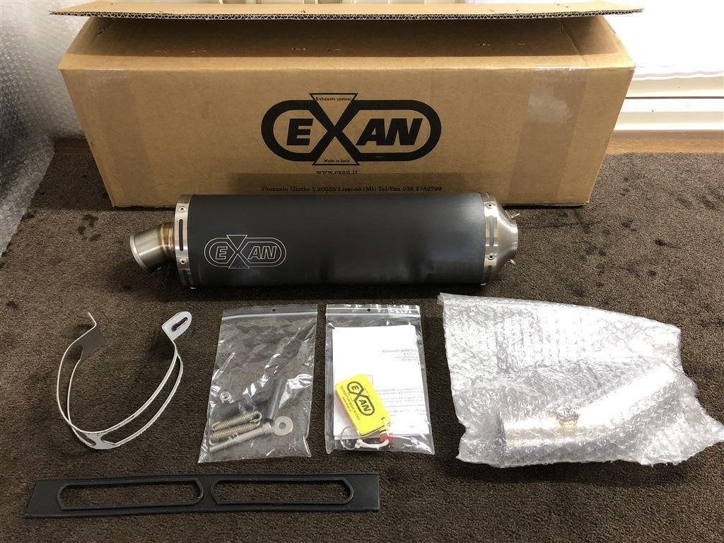 Exan Oval Classic uitlaat demper Kawasaki ZX-10R ZX10R 08-10, Envoi, Neuf