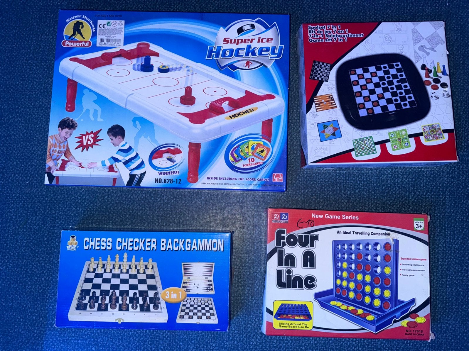 4 Gezelschapsspellen, Ophalen, Zo goed als nieuw