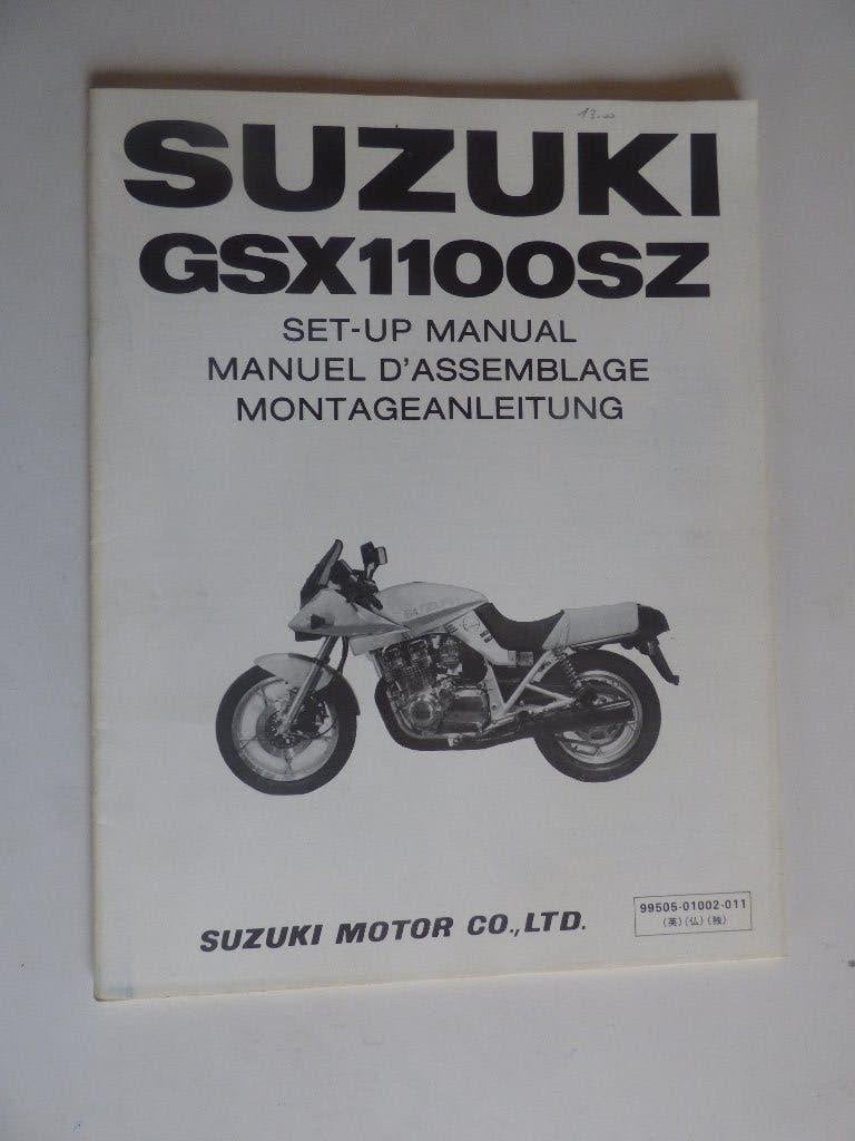 MANUEL DE MONTAGE SUZUKI GSX1100SZ, Motos, Modes d'emploi & Notices d'utilisation, Suzuki, Enlèvement ou Envoi