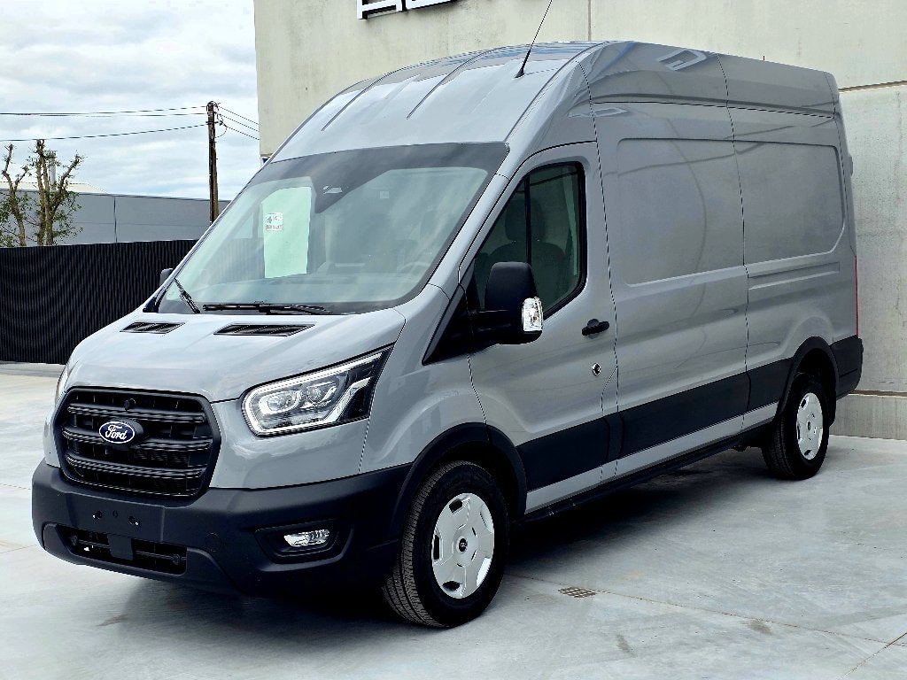 Ford Transit L3H3 - NIEUW 0KM 2026 - Matter Grey - Automaat, Auto's, Leder, Bedrijf, Diesel, 5 deurs