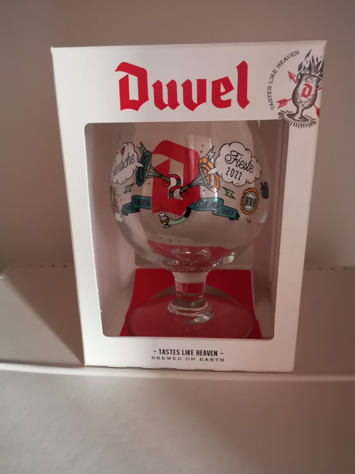 Duvelglazen Gentse feesten 2022 - 2023 - 2024 - 2025 - 2026, Ophalen of Verzenden, Nieuw, Glas of Glazen, Duvel