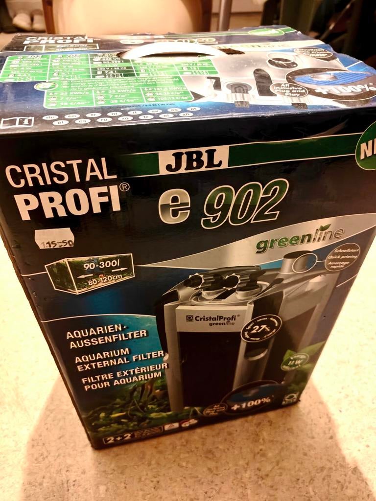 Filtre externe JBL e902, Enlèvement