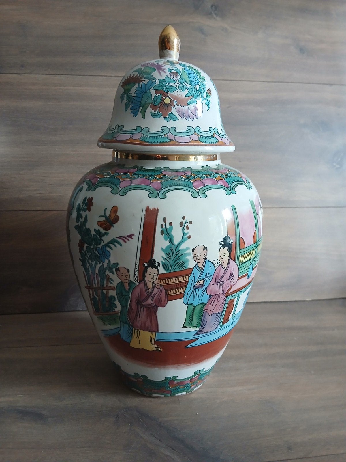 Chinese dekselvaas, Ophalen
