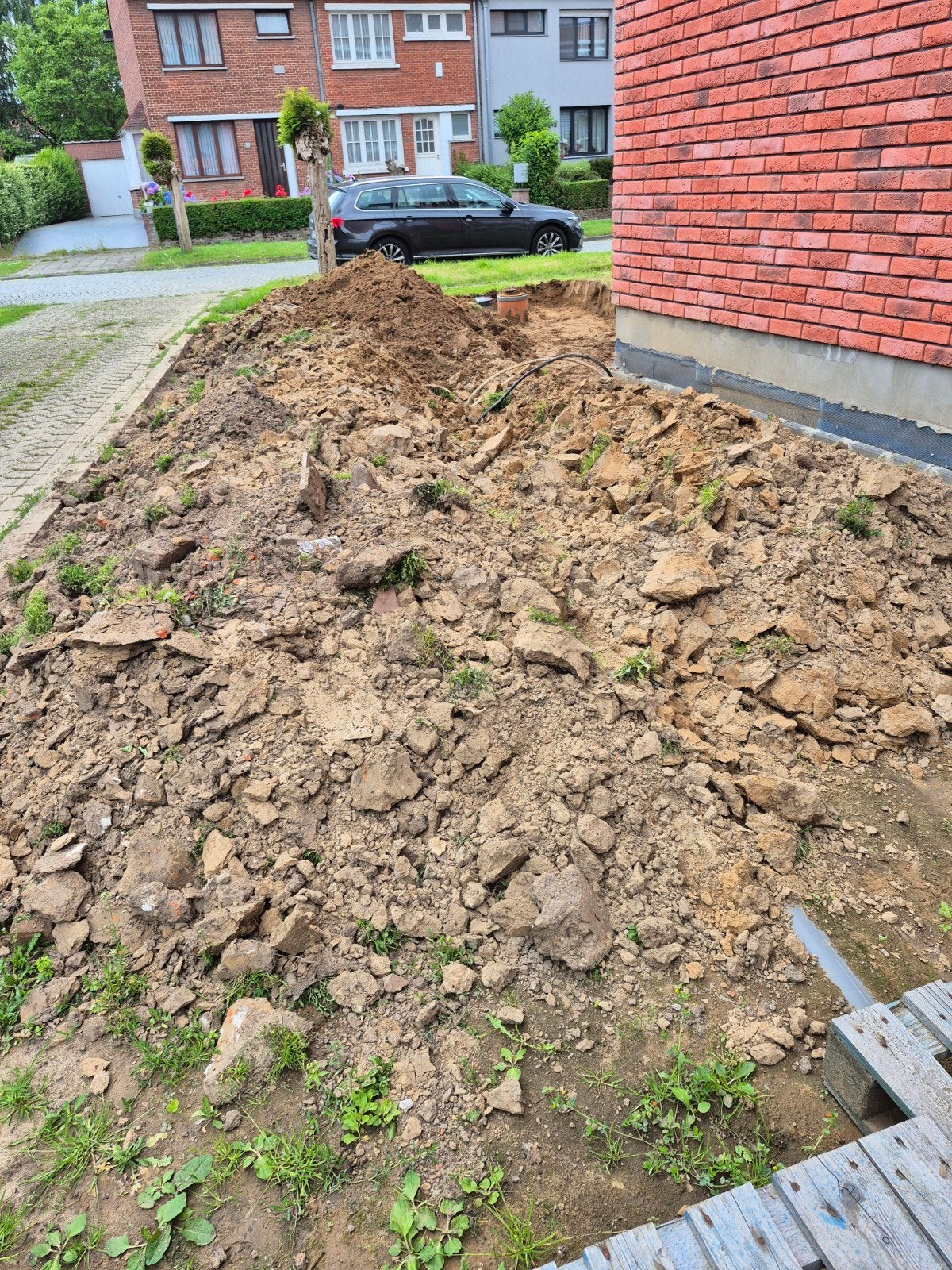 Gratis vulgrond 80% zuiver, Ophalen