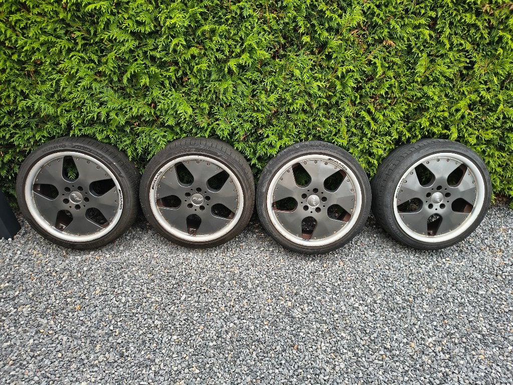 18" velgen 5x112, et 35, 215/40r18 Kumho, Ophalen, 18 inch, Banden en Velgen, Personenwagen