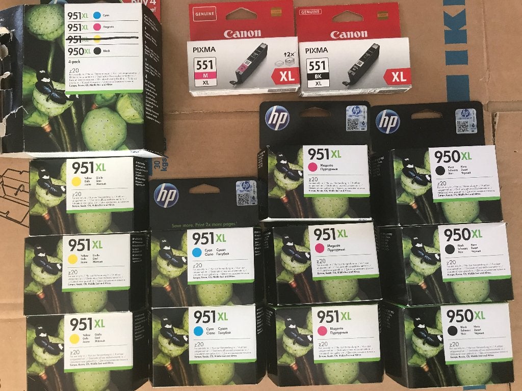 Inkt patronen cartridges 951 950 364 XL en 551 XL    µm, Computers en Software, Printerbenodigdheden, Ophalen