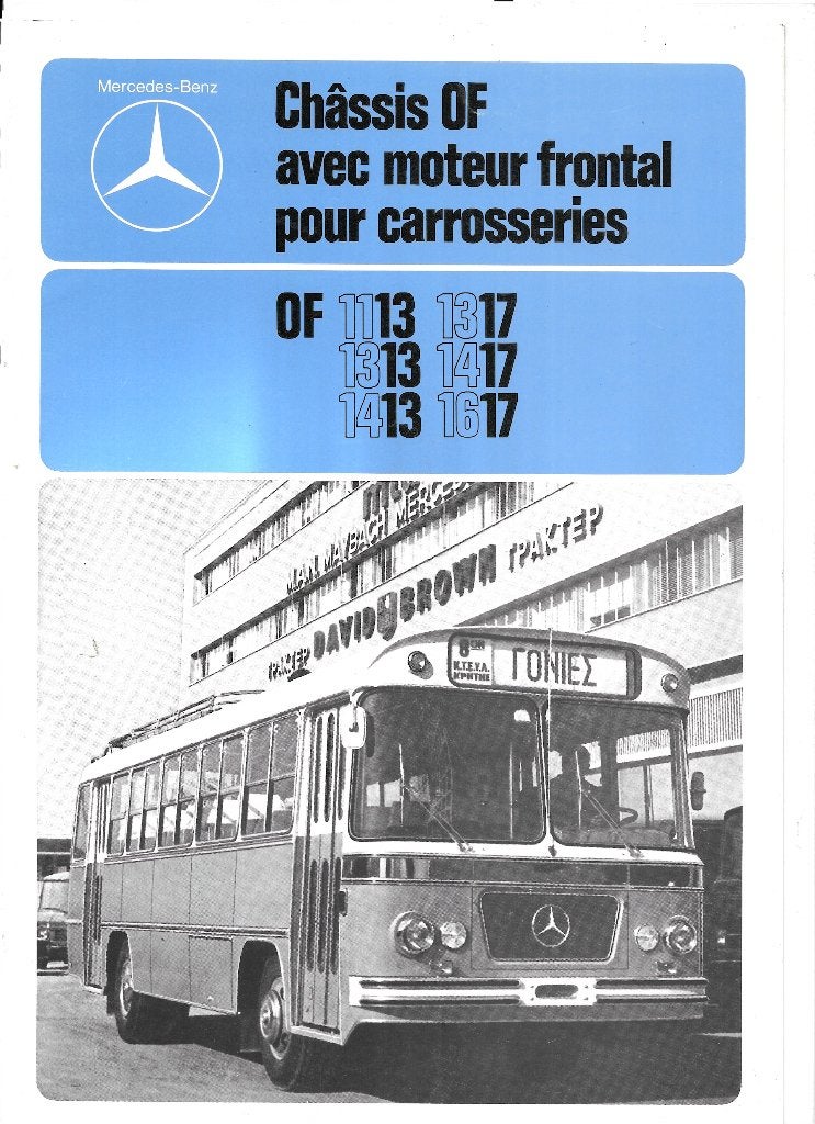 MERCEDES OF-chassis voor autobussen, Boeken, Ophalen of Verzenden, Zo goed als nieuw, Mercedes