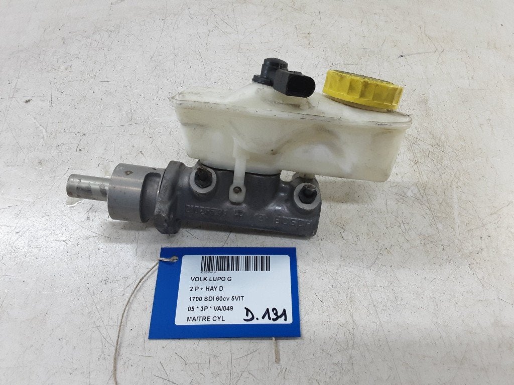 MAITRE CYLINDRE DE FREIN Volkswagen Lupo (6X1), Volkswagen, Mevr. I. Hauben, Utilisé, Rue de l'Espoir 34 34
4030  GRIVEGNÉE, BE