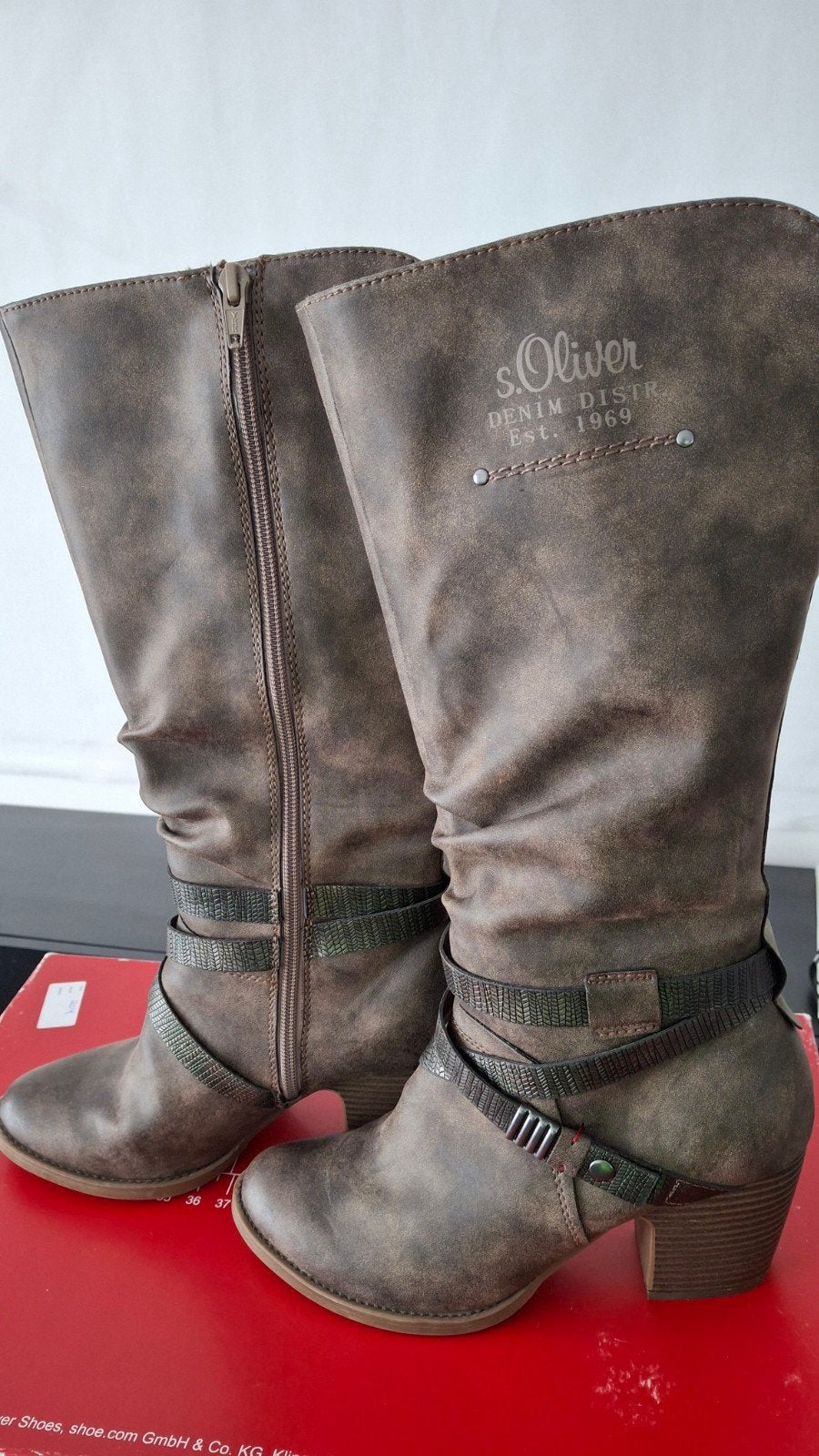 Dameslaarstjes "s.Oliwer" maat 38, bijna nieuw 1 keer gedrag, Kleding | Dames, Ophalen of Verzenden