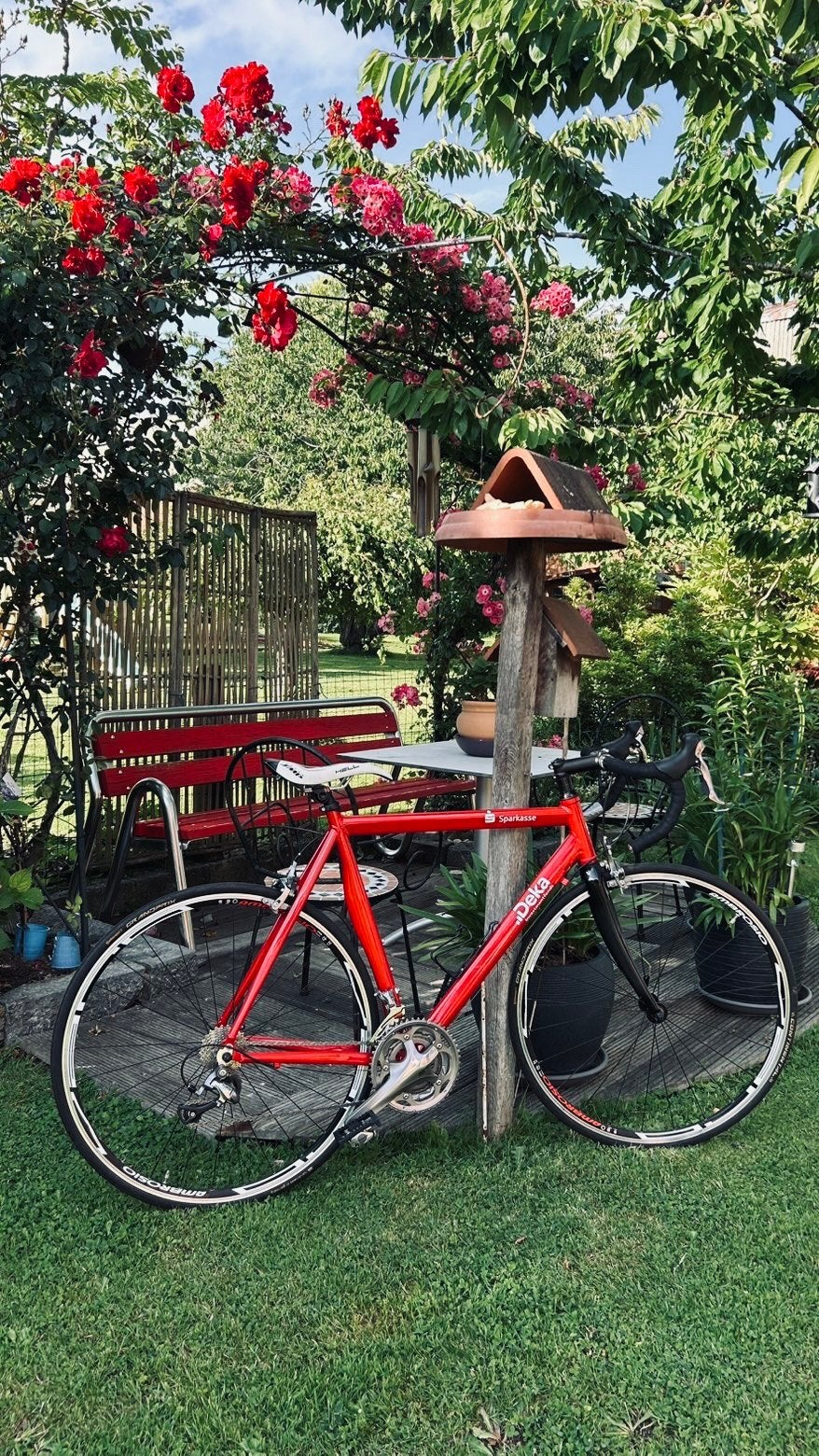 Vélo de route deka -shimano 105, Vélos & Vélomoteurs, Enlèvement, Comme neuf, Frein sur jante, Autres marques