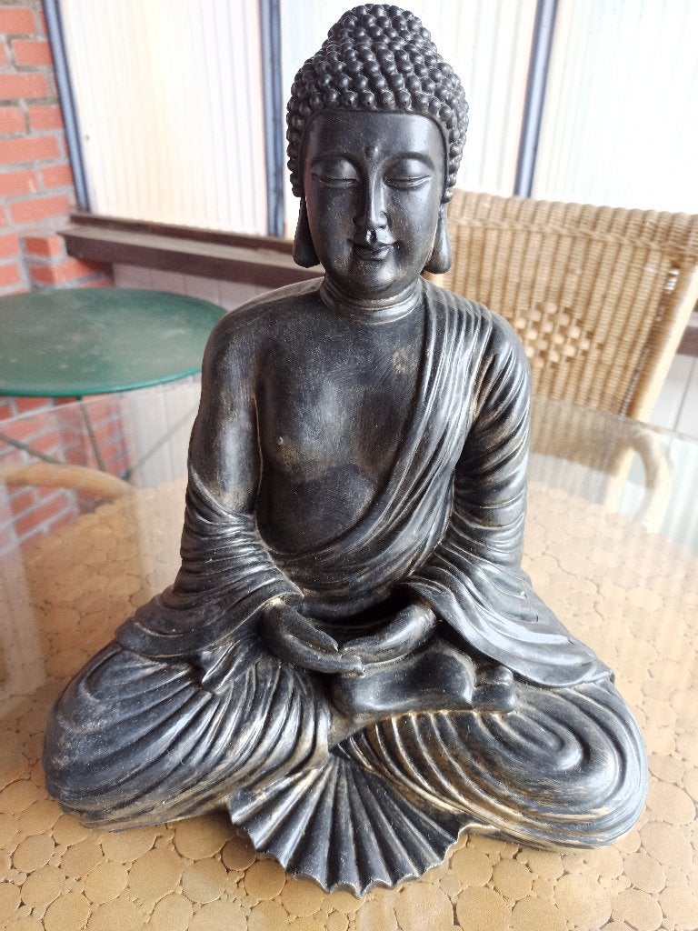 Bouddha méditant, Jardin & Terrasse, Enlèvement, Neuf, Synthétique, Bouddha