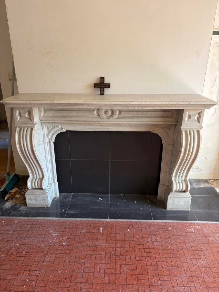 Schouw Haard Marmer, Huis en Inrichting, Ophalen, Gebruikt