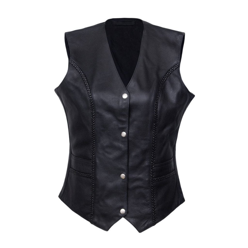 Gilet de Moto en cuir neuf Pour Femmes, Envoi, Neuf, avec ticket, Femmes, Manteau | cuir