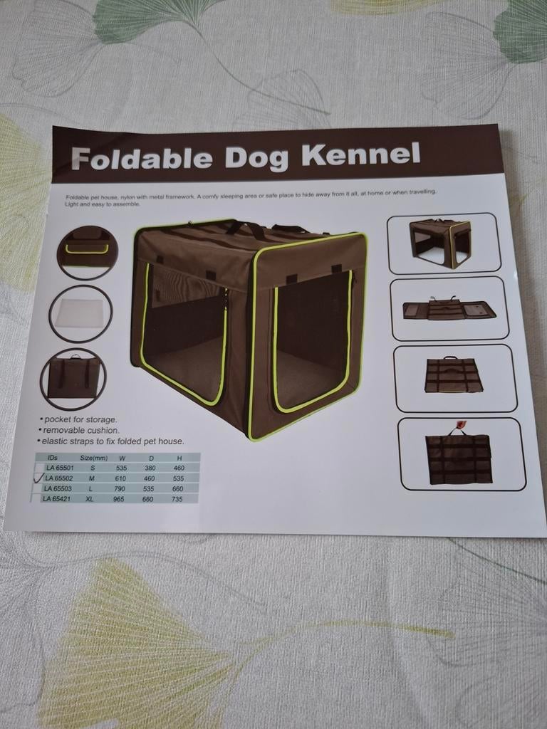 Honden kennel/bench, Ophalen