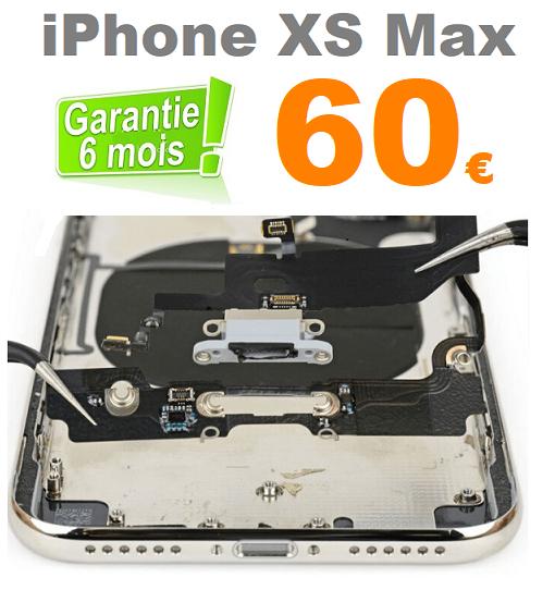 Remplacement connecteur de charge iPhone XS Max pas cher, Enlèvement, Apple iPhone
