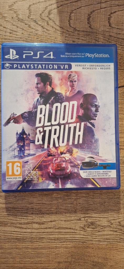Blood & Truth VR, Games en Spelcomputers, Games | Sony PlayStation 4, Zo goed als nieuw, Shooter, 1 speler, Vanaf 16 jaar, Virtual Reality
