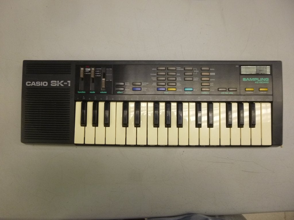 CASIO SK-1, Muziek en Instrumenten, Keyboards, Ophalen, Gebruikt, Overige aantallen, Casio