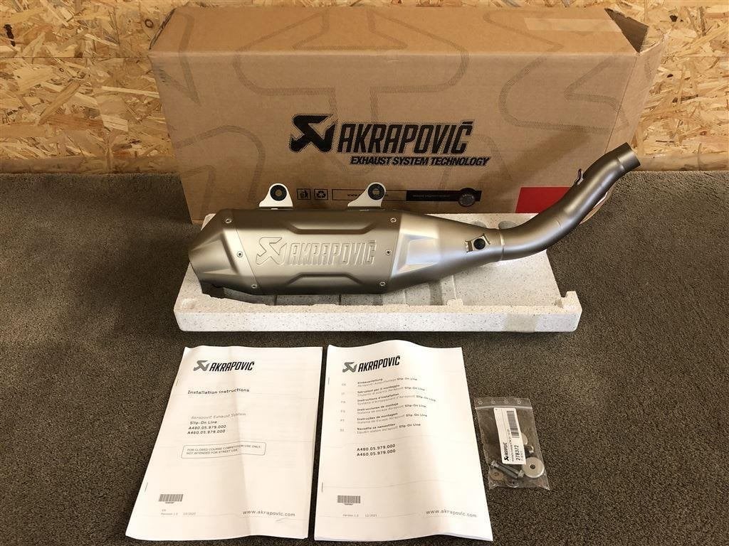 Akrapovic uitlaat KTM 350 450 SX-F XC-F SMR FC FS FX MC450F, Verzenden, Nieuw