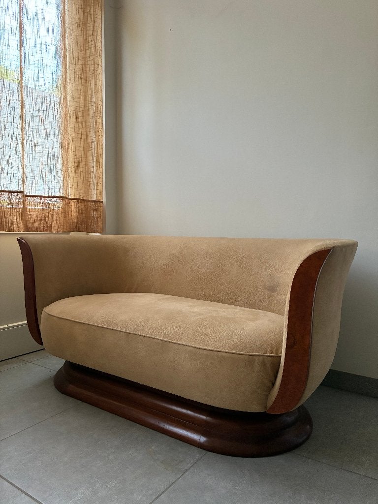 Ensemble de canapé ArtDéco original-Hôtel Le Malandre (1930), Enlèvement