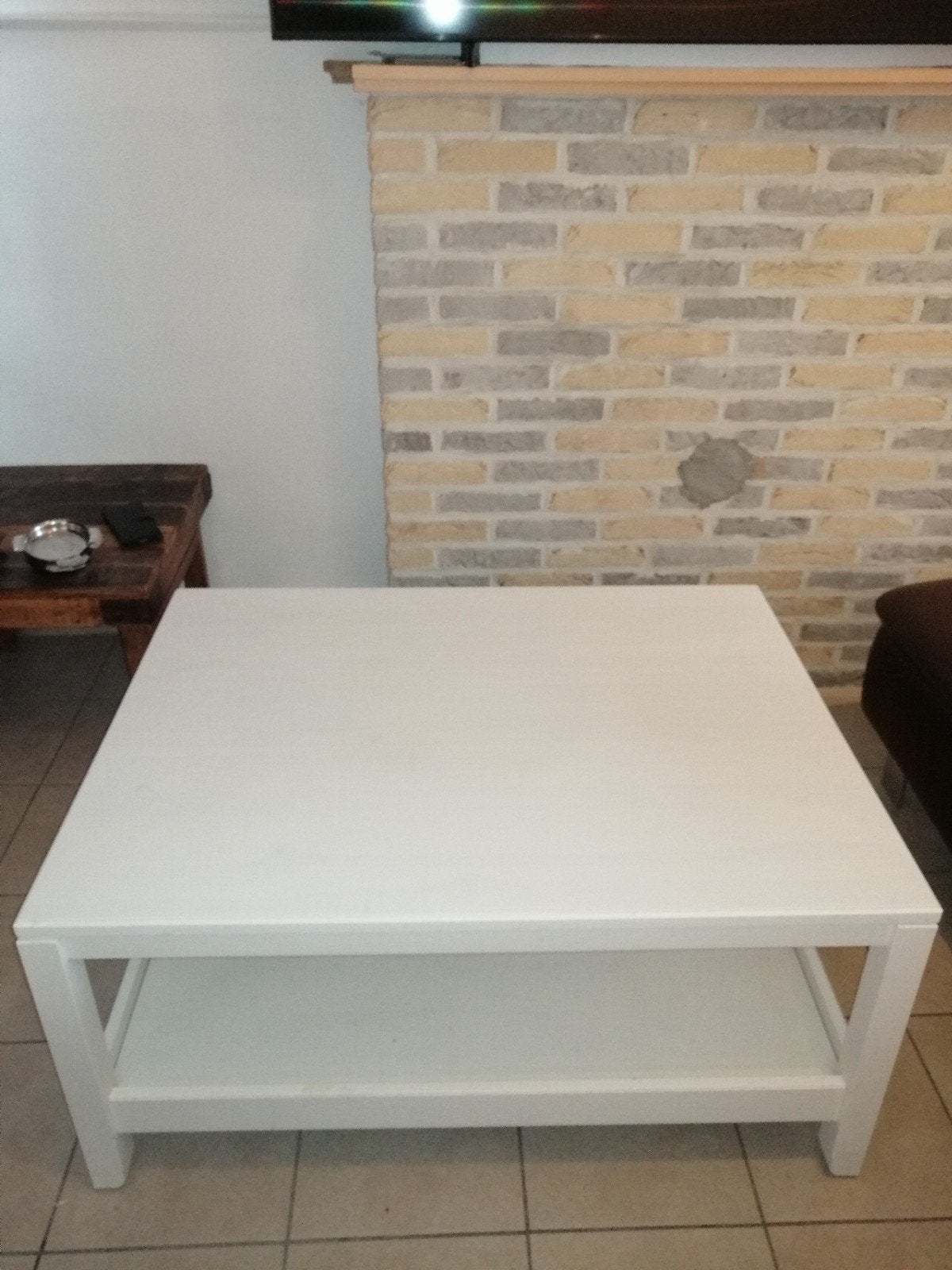 Witte salontafel, Huis en Inrichting, Tafels | Salontafels, Ophalen