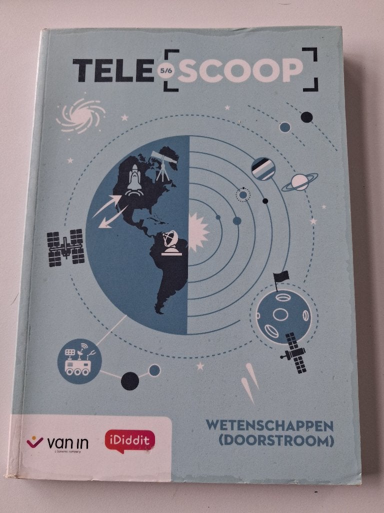 TeleScoop 5-6 D - wetenschappen - leerboek, Ophalen of Verzenden, Zo goed als nieuw, ASO, Aardrijkskunde