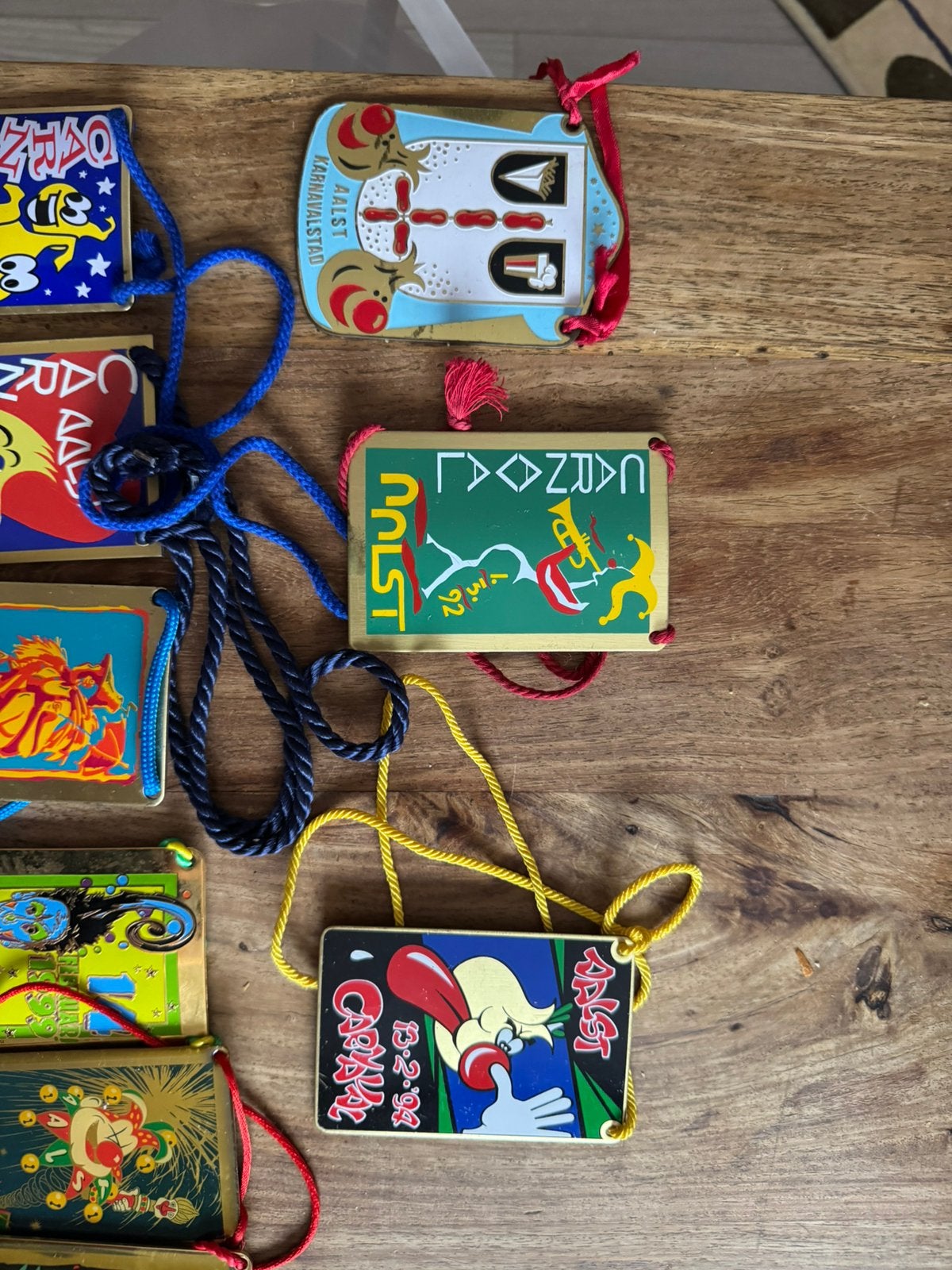 Lot Carnaval Aalst medailles, Verzamelen, Overige Verzamelen, Ophalen, Zo goed als nieuw