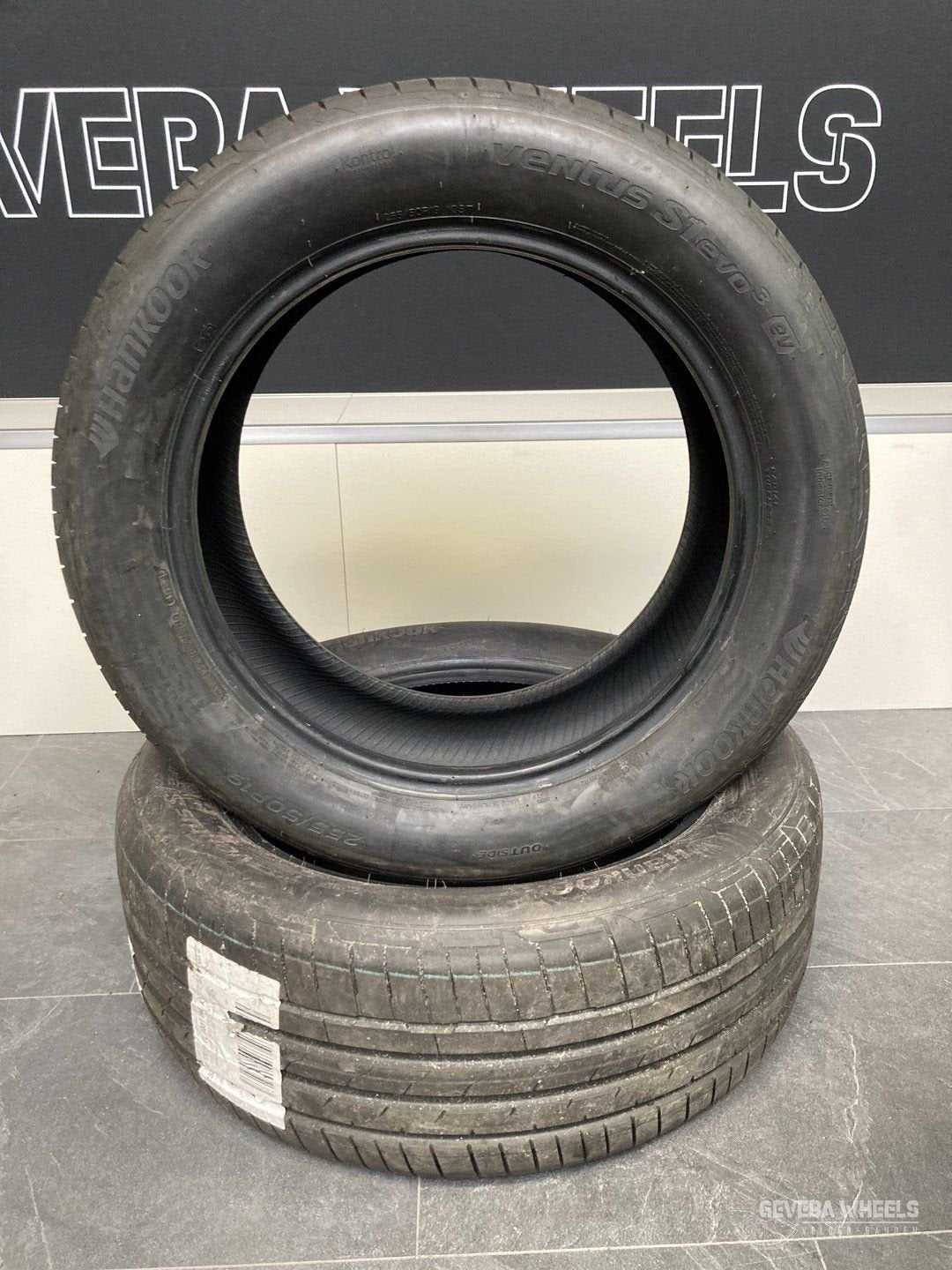 2x 255/50/19 103T Hankook Ventus S1 Evo3 SUV zomer banden, 19 inch, Gebruikt, 255 mm, -