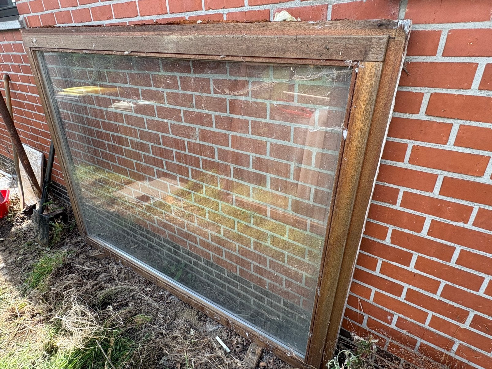 2 houten vensters met he dubbel glas, Ophalen, Gebruikt