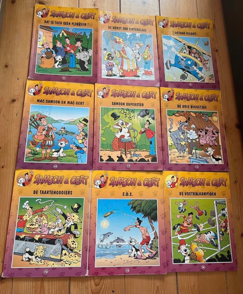 Samson en Gert strips, Boeken, Gelezen, Verzenden, Europa, Meerdere comics