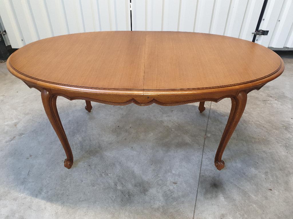 Louis XV Stijl eettafel. Het kan geleverd worden., Ophalen, Gebruikt, Ovaal, Eikenhout