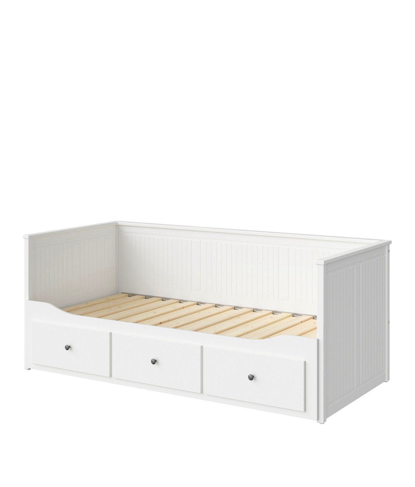 Hemnes bedbank met 3 lades 80x200 incl 2 matrassen, Huis en Inrichting, Ophalen, Zo goed als nieuw