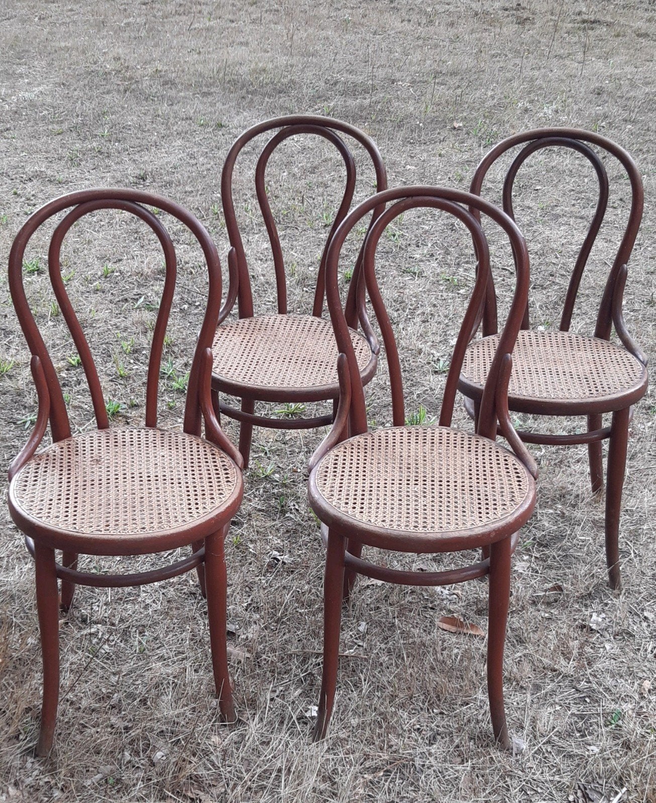 4 CHAISES THONET !, Antiquités & Art, Enlèvement