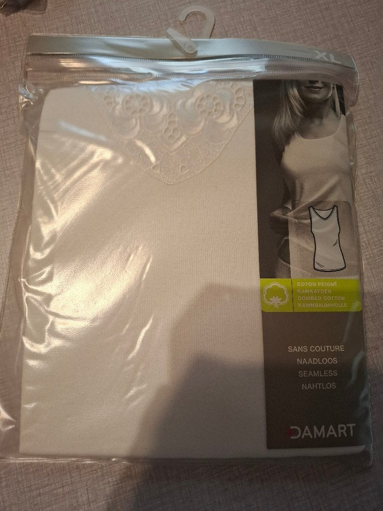 Onderhemdje Damart maat xl (nieuw), Damart, Ophalen of Verzenden, Wit, Overige typen