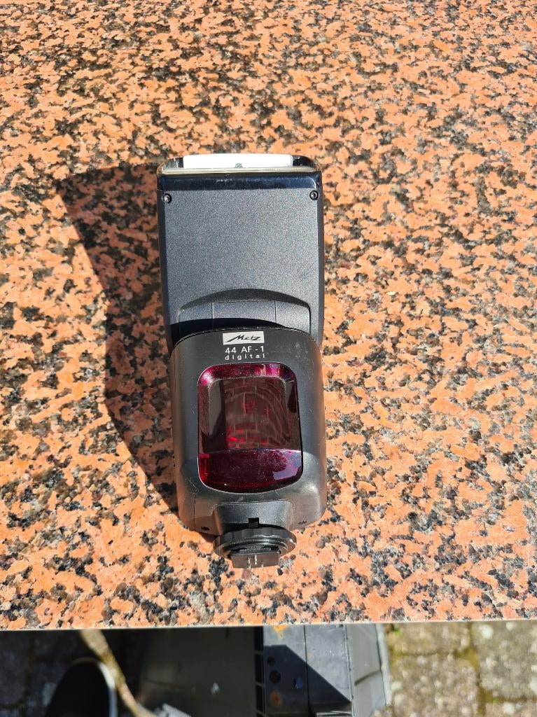 Flitser Metz 44 af-1 digital voor Nikon, Ophalen of Verzenden, Gebruikt, Metz, Kantelbaar