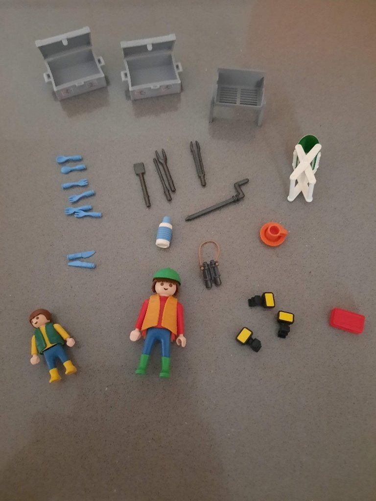 Playmobil vintage onderdelen 3764: blauwe truck, Ophalen, Gebruikt, Losse onderdelen