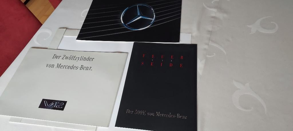 exclusieve dokumentatie van Mercedes, uiterst zeldzaam !, Envoi, Comme neuf, Panneau publicitaire