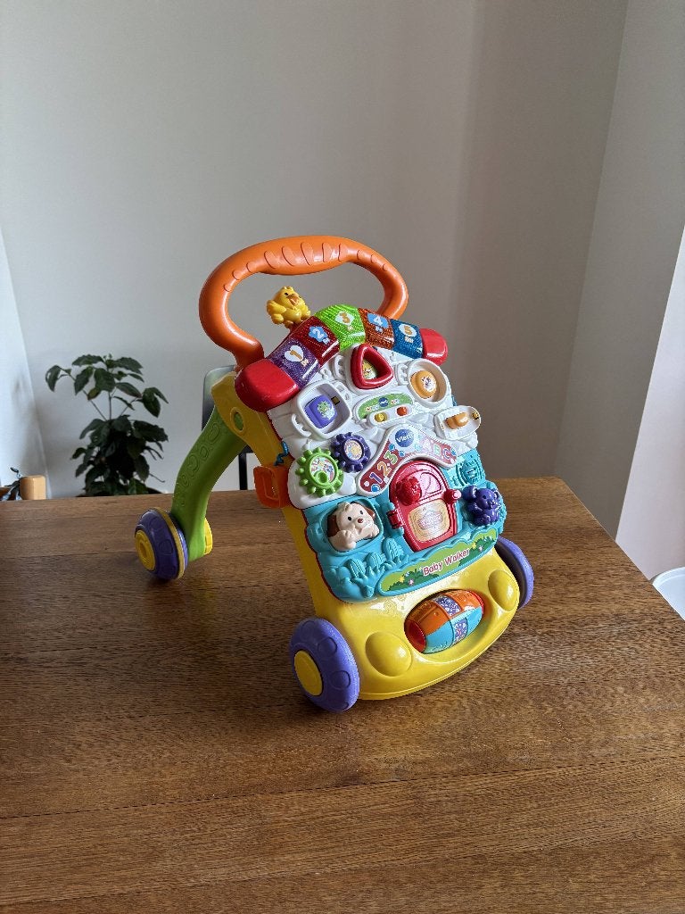VTech Baby Walker Loopwagen, Ophalen, Zo goed als nieuw, Duw- of Trekspeelgoed, Met licht