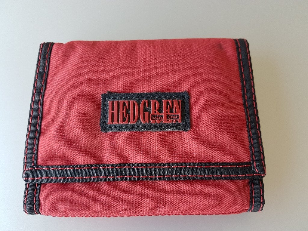 Portefeuille à velcro rouge Hedgren, Enlèvement ou Envoi, Comme neuf, Rouge
