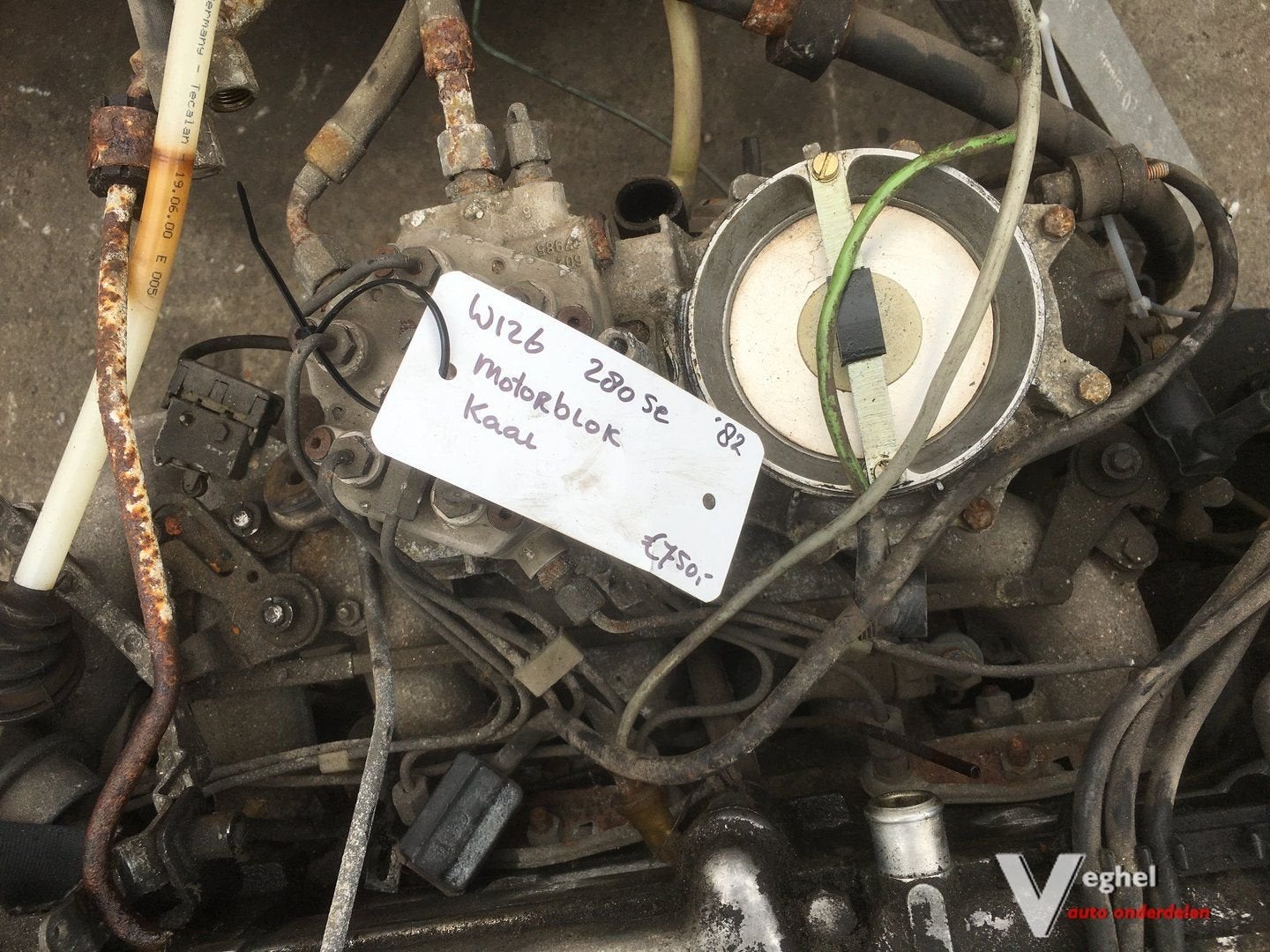 Mercedes W126 280se 1982 Motorblok Kaal, Auto-onderdelen, Ophalen, Gebruikt, -, -