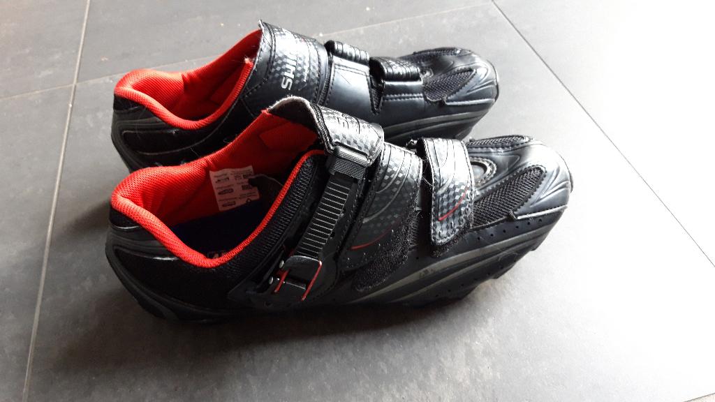 chaussures VTT Shimano M087 taille 45, Vélos & Vélomoteurs, Accessoires vélo | Vêtements de cyclisme, Enlèvement, Utilisé, L, Chaussures