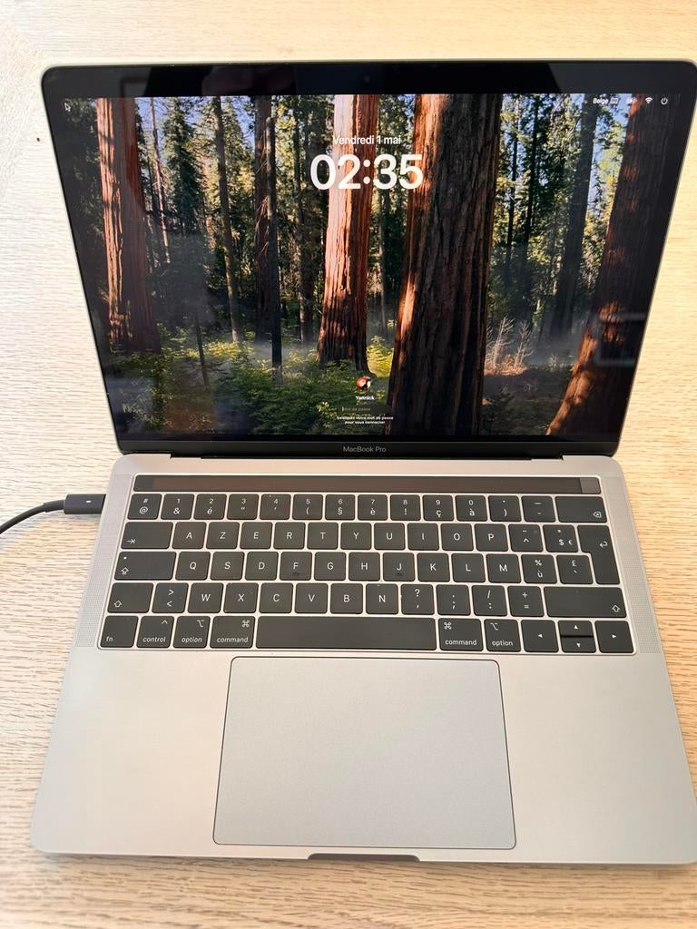 Macbook Pro 2018 8gg ram 256 ssd 13 pouces, Enlèvement, Comme neuf, 13 pouces, MacBook