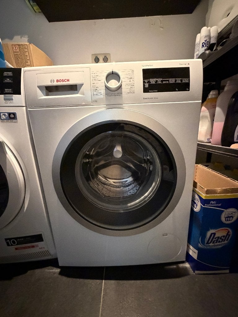 Wasmachine en Droogkast, Elektronische apparatuur, Wasmachines, 6 tot 8 kg, Ophalen, Gebruikt, Energieklasse A of zuiniger