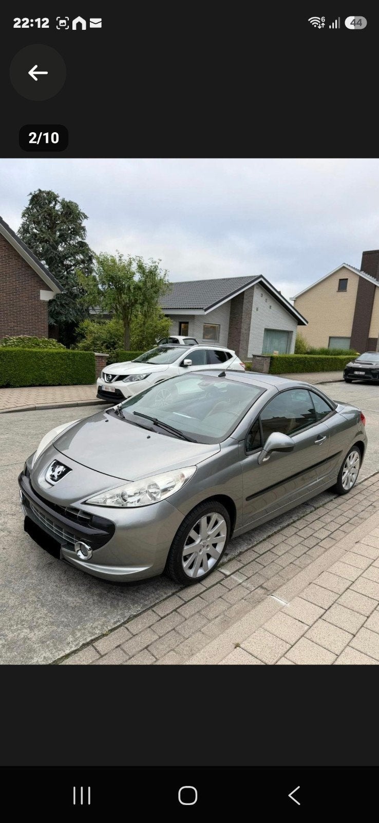 PEUGEOT 207 CABRIOLET 1.6 ESSENCE, Autos, Cuir, Cabriolet, Boîte manuelle, Beige