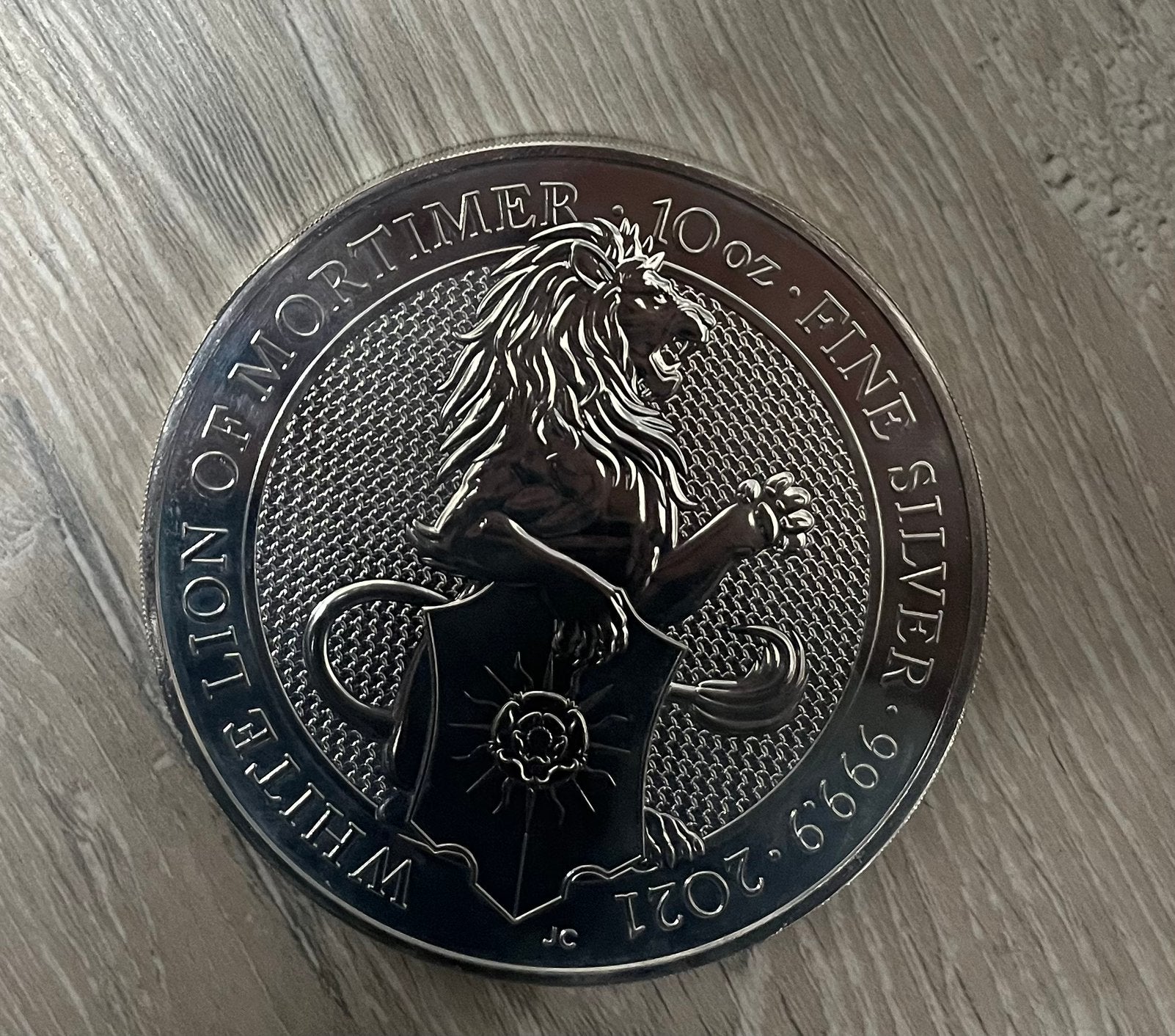 Zilver 10 oz munt 999, Postzegels en Munten, Ophalen of Verzenden